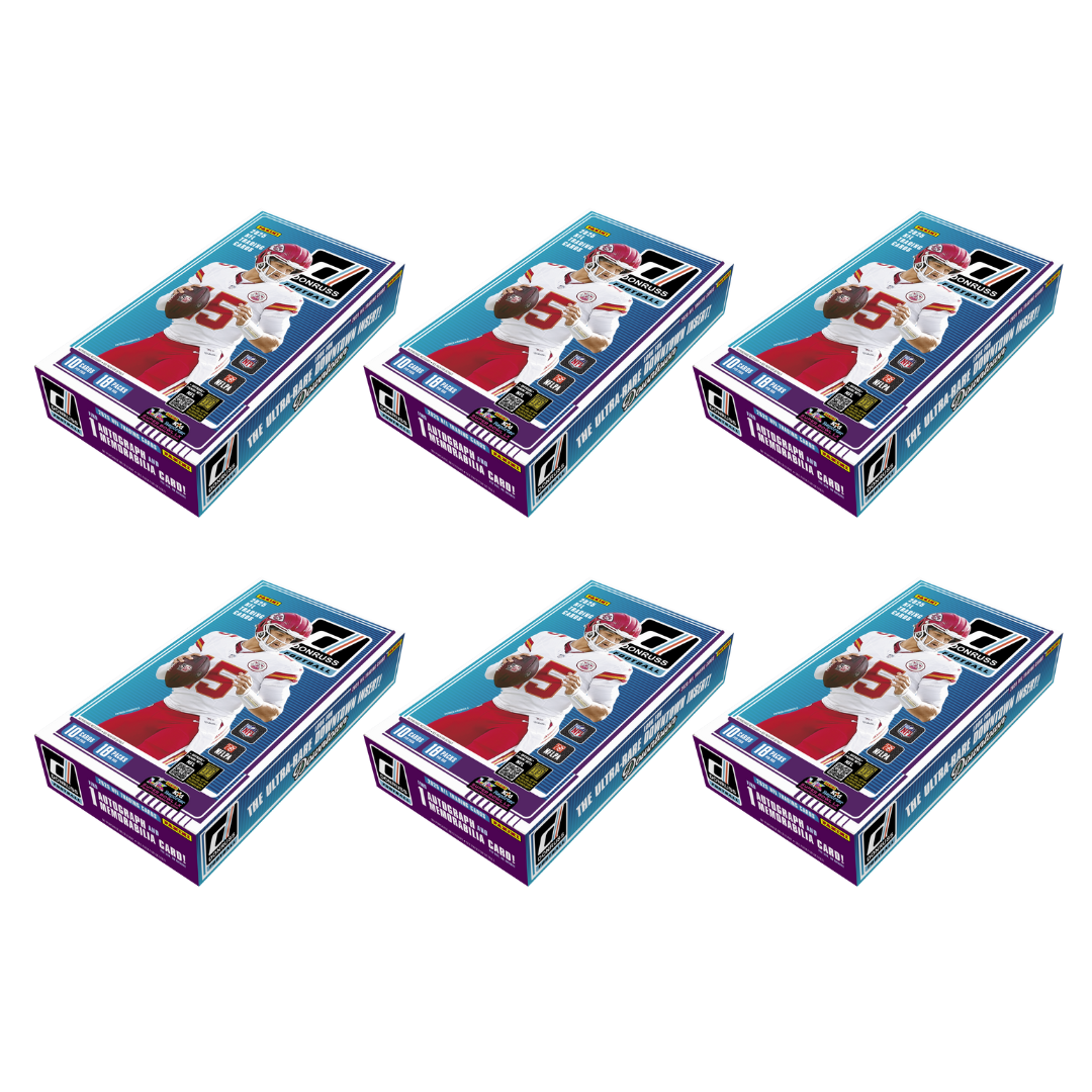 BREAK#786 FRIDAY 08:00 PM EST 2025 Panini Donruss Football Hobby (x6) Pick Your Team (BPAC) or RIP ON FILL