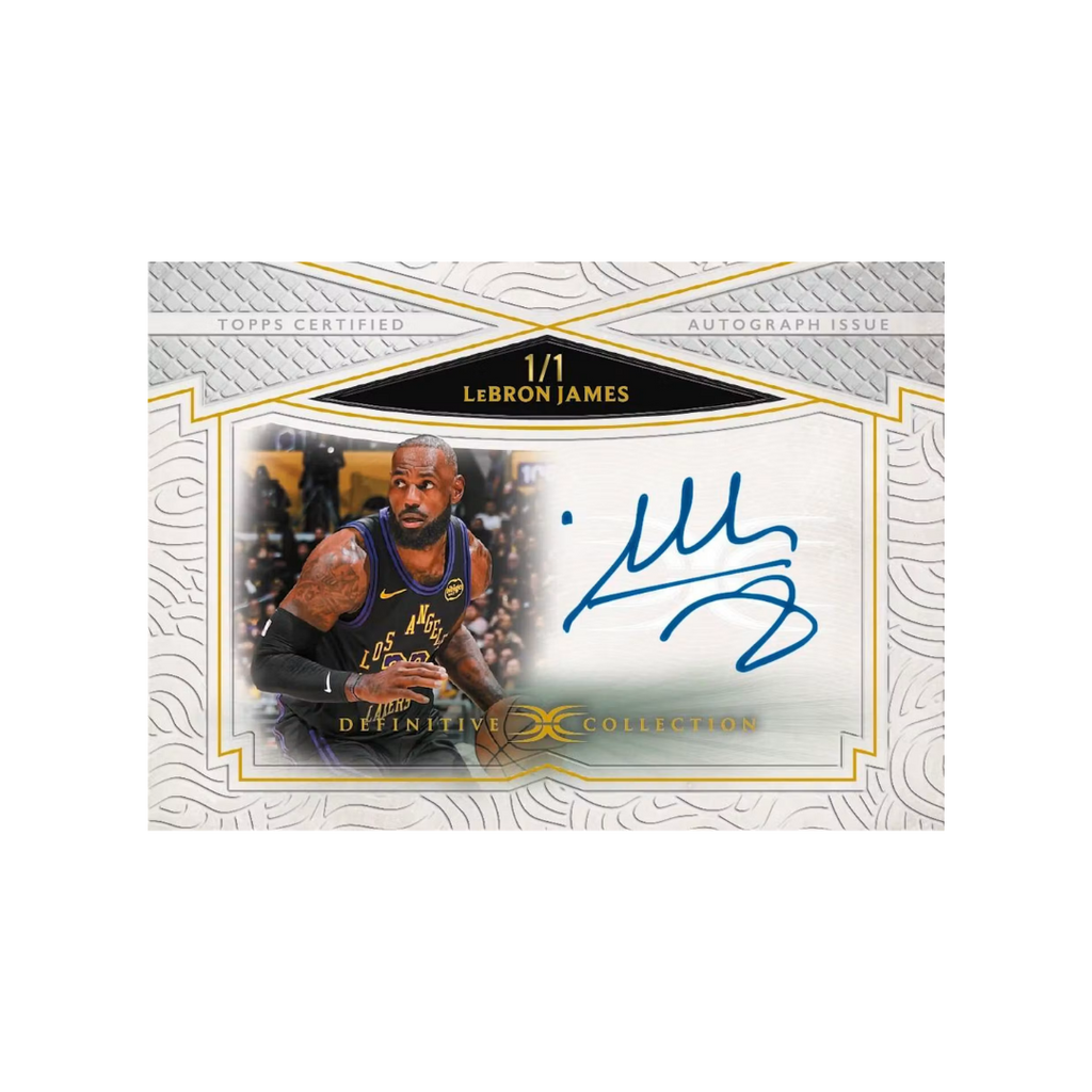 2025-26 Topps Definitive Basketball Hobby