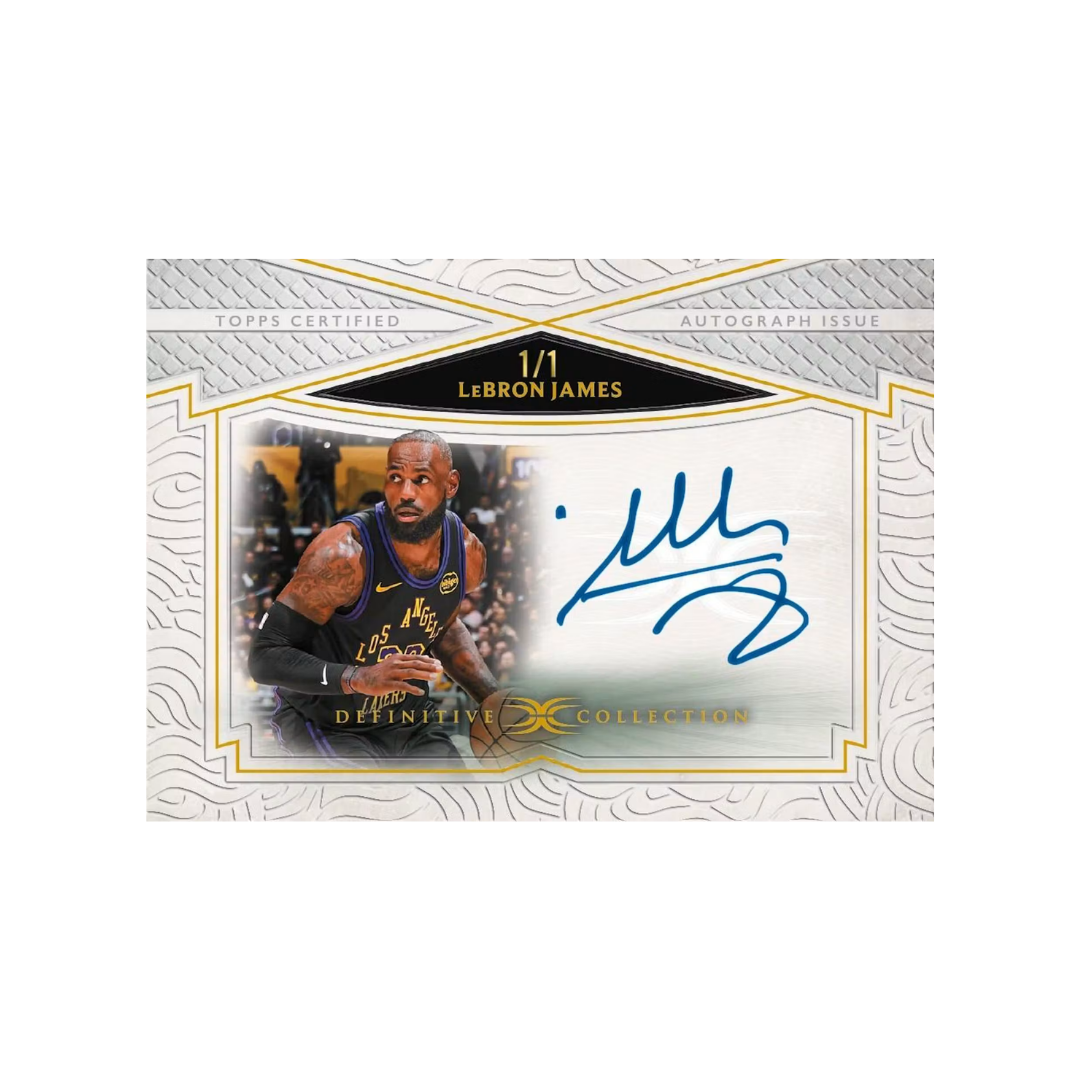 2025-26 Topps Definitive Basketball Hobby