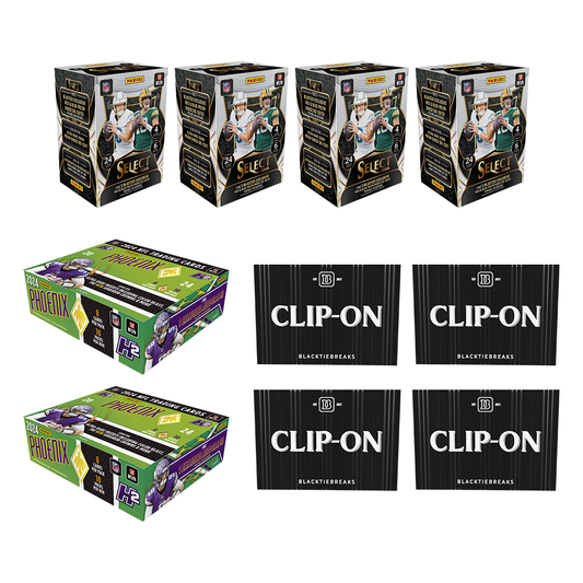BREAK#836 **HAPPY HOUR** SUNDAY 2024 Panini Phoenix Football H2 Hybrid Hobby (x2) + Panini Select Football Blaster (x4)  + Panini Football Clip-On (x4) Pick Your Team (CT) 06/22/25 06:00 PM EST or RIP ON FILL
