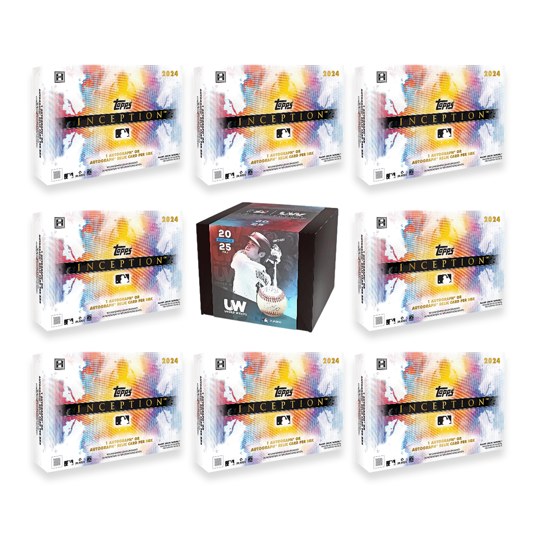 BREAK#821 SATURDAY 2024 Topps Inception Baseball Case (8 Box) + 2025 UnderWraps Autographed Baseball Pick Your Team (AC) 06/21/25 09:00 PM EST or RIP ON FILL