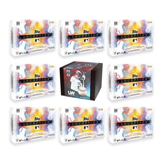 BREAK#821 SATURDAY 2024 Topps Inception Baseball Case (8 Box) + 2025 UnderWraps Autographed Baseball Pick Your Team (AC) 06/21/25 09:00 PM EST or RIP ON FILL