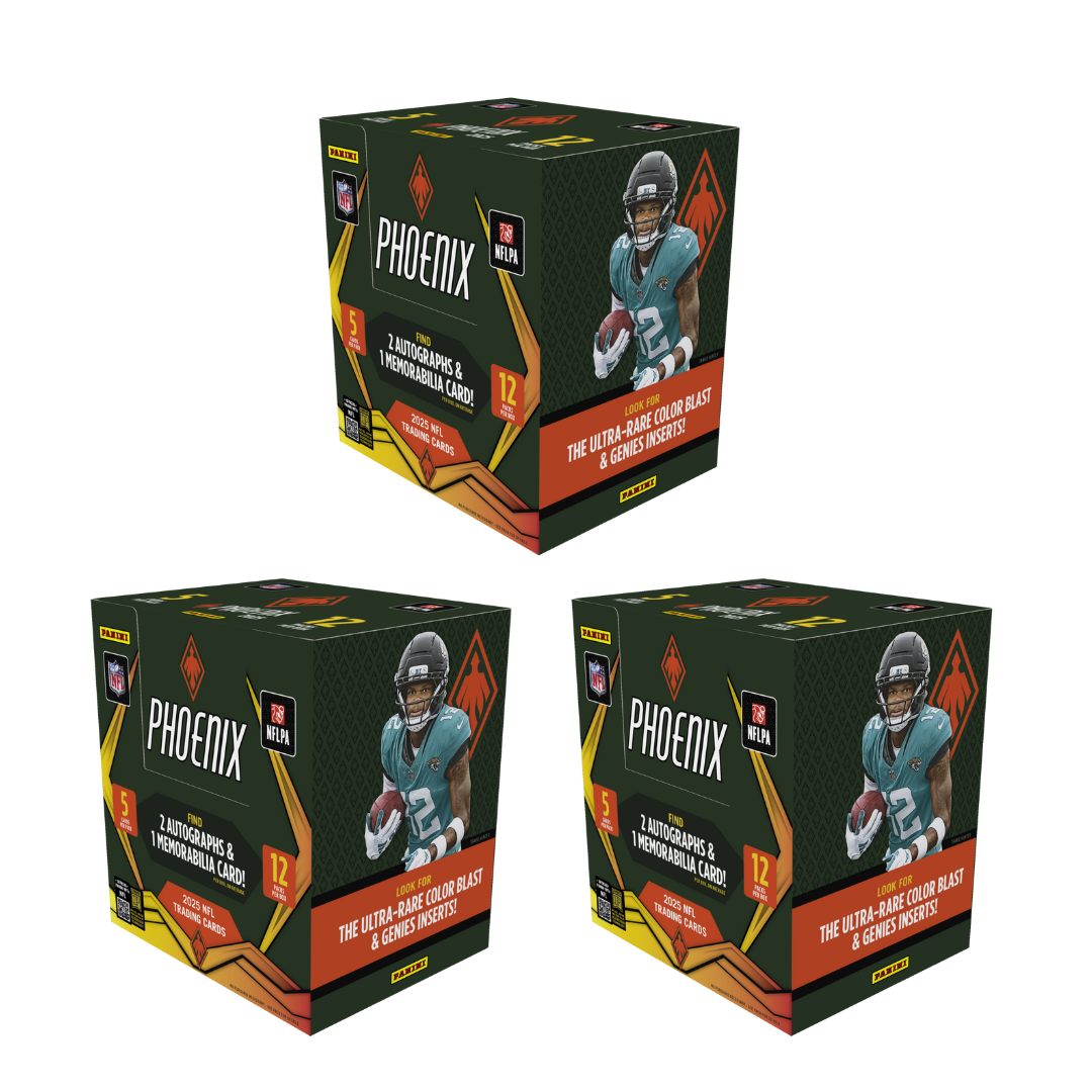 BREAK#852 TUESDAY 11/18/25 03:30 PM EST or RIP ON FILL 2025 Panini Phoenix Football Hobby (x3) Pick Your Team (CTFO)
