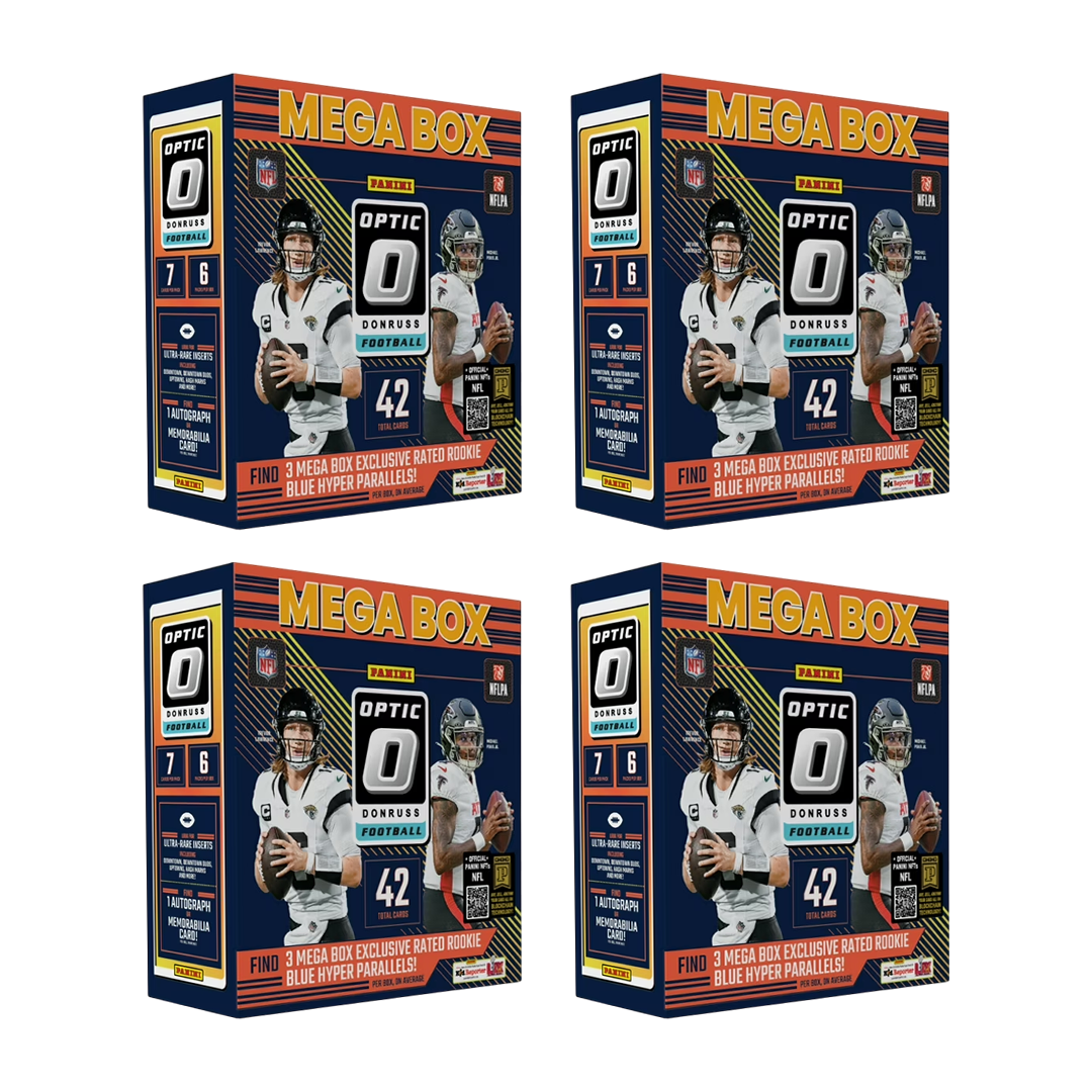 BANGER#054 SUNDAY 2024 Panini Donruss Optic Football Mega (x4) Pick Your Team (SM) RIP ON FILL