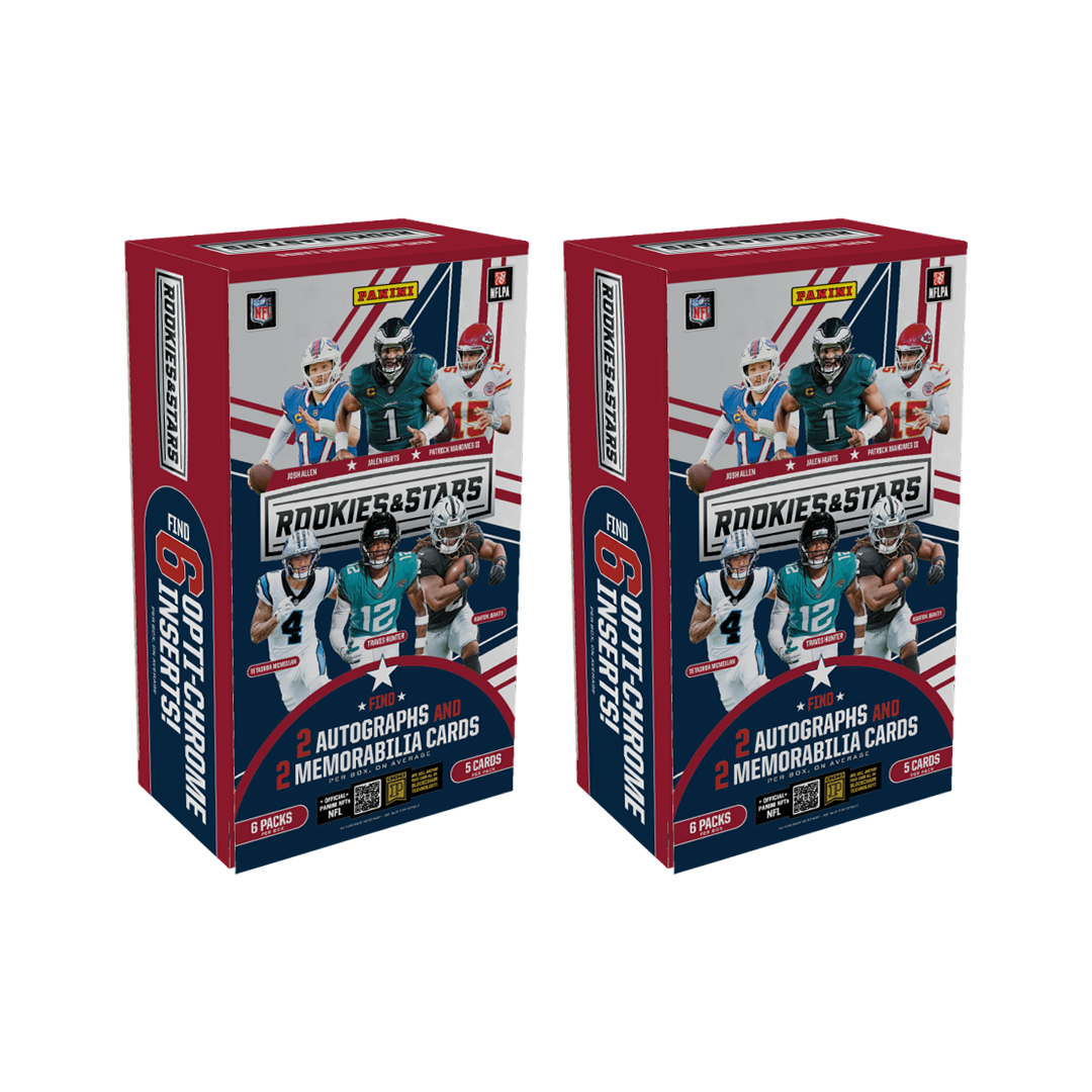 BREAK#S62 TUESDAY 2025 Panini Rookies & Stars Football Hobby (x2) Team Break