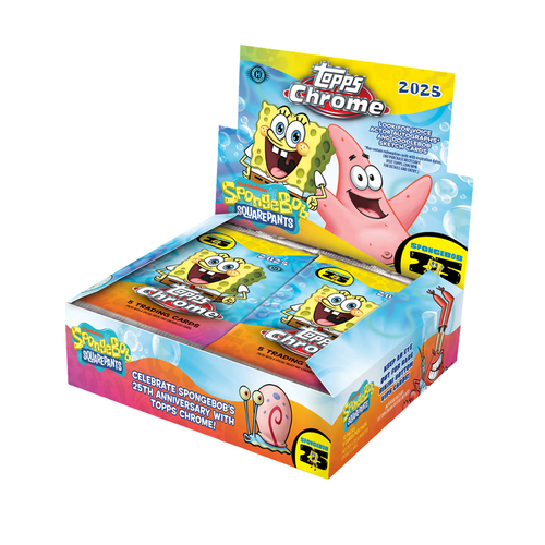 BREAK#899 WEDNESDAY 2025 Topps Chrome Spongebob 25th Anniversary Hobby Pick Your Team (BP) RIP ON FILL