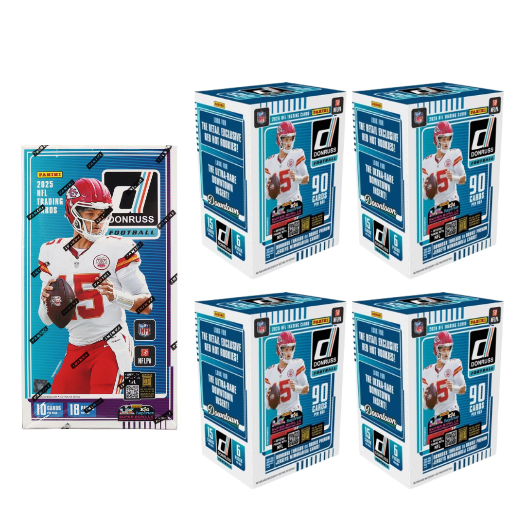 BREAK#882 THURSDAY 11/20/25 05:00 PM EST or RIP ON FILL 2025 Panini Donruss Football Hobby + Panini Donruss Football Blaster (x4) Pick Your Team (BSFO)
