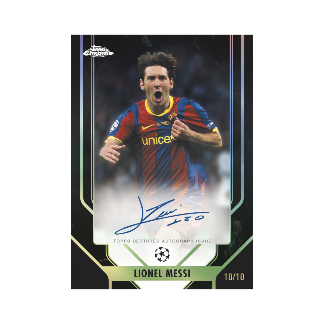 2025-26 Topps Chrome UEFA Champions League Jumbo Hobby Trading Cards
