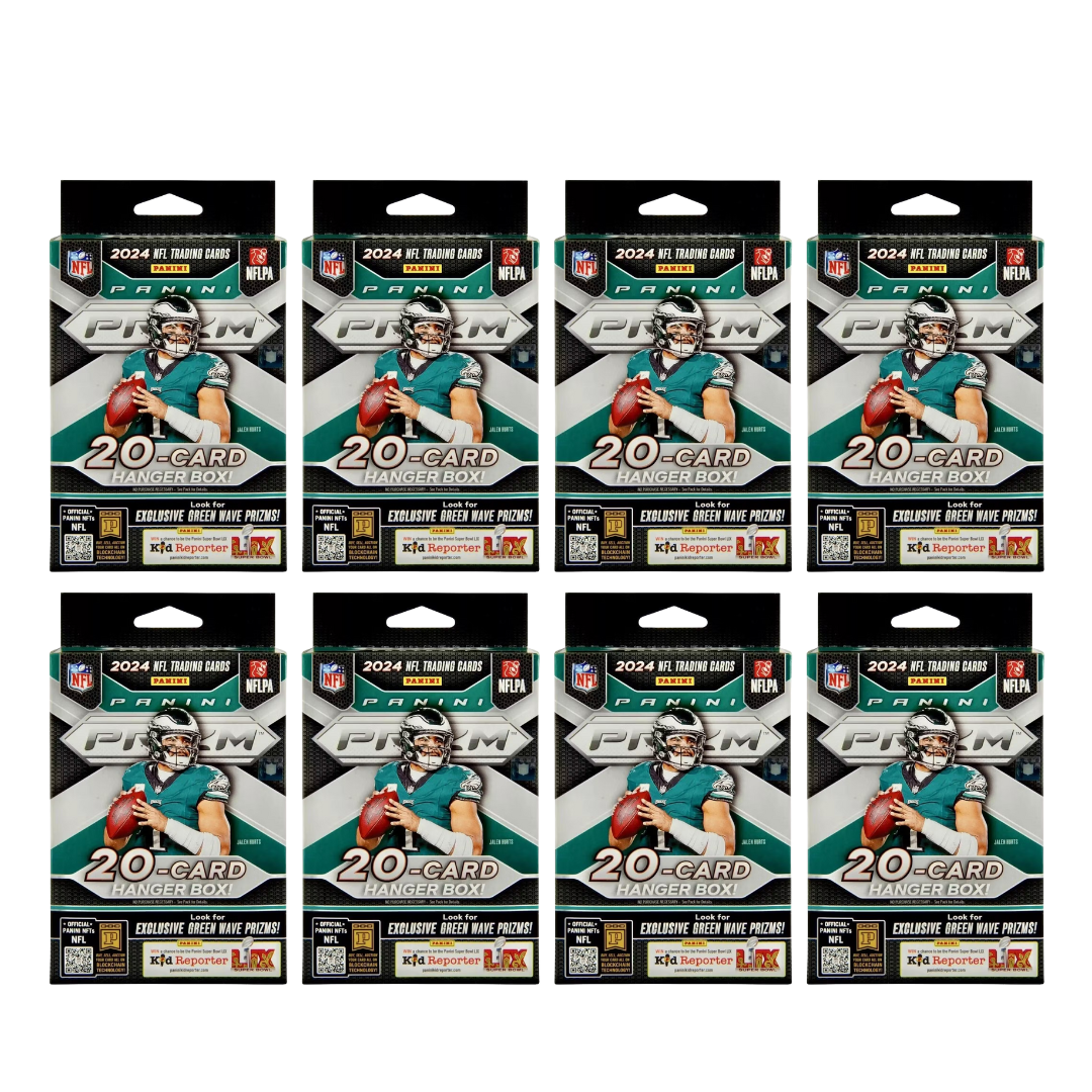 BREAK#900 THURSDAY 2024 Panini Prizm Football Hanger (x8) Pick Your Team (BSLW) RIP ON FILL
