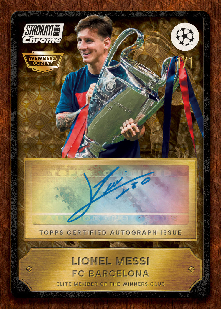 2025-26 Topps Chrome UEFA Champions League Stadium Club MEMBERS ONLY Hobby
