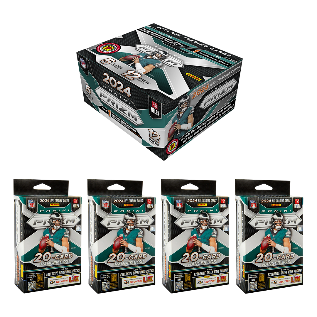 BREAK#980 SUNDAY 2024 Panini Prizm Football International Hobby + Panini Prizm Football Hanger (x4) Pick Your Team (CT) RIP ON FILL