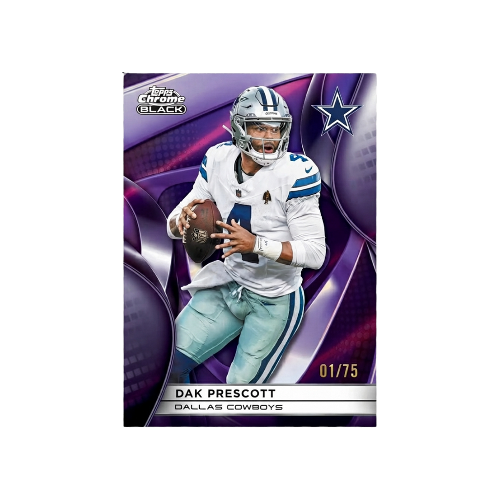 2025 Topps Chrome Black Football Hobby Box