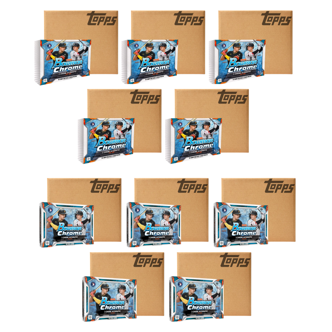 #MLBBC3 | 90-BOX PYT | 2026 BOWMAN CHROME BASEBALL HOBBY CASE (x5) + DELIGHT CASE (x5) | RELEASES 9/9/2026