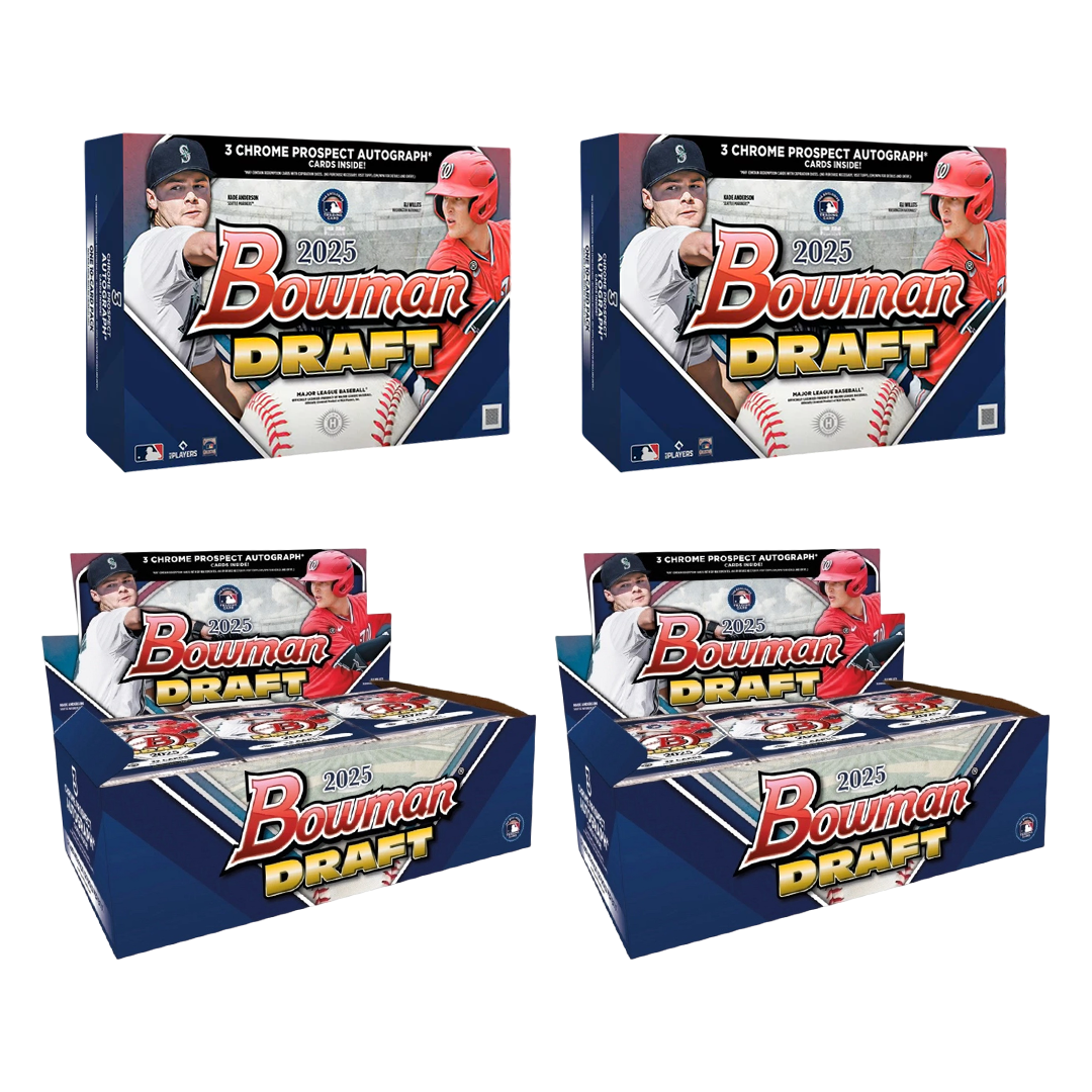 #BMD050 | PYT | 2025 BOWMAN DRAFT BREAKERS DELIGHT BASEBALL (x2) + 2025 BOWMAN DRAFT HOBBY JUMBO (x2)