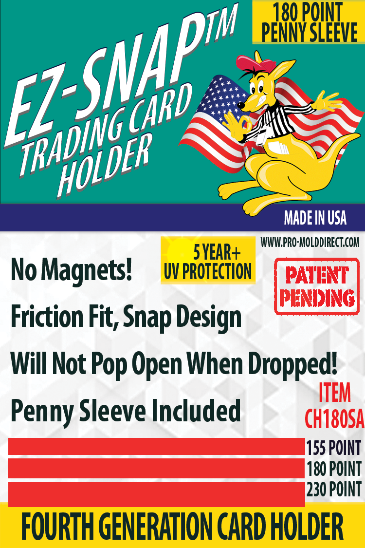 EZ-SNAP™ 4th Generation Trading Card Holder