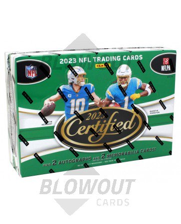 2023 Panini Certified Football Hobby Trading Card Box