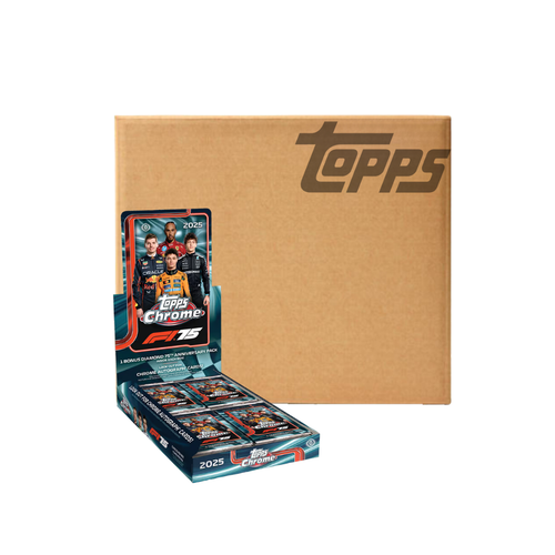 #FOR04 | PYT | 2025 TOPPS CHROME FORMULA ONE (F1) HOBBY CASE (12 Boxes)