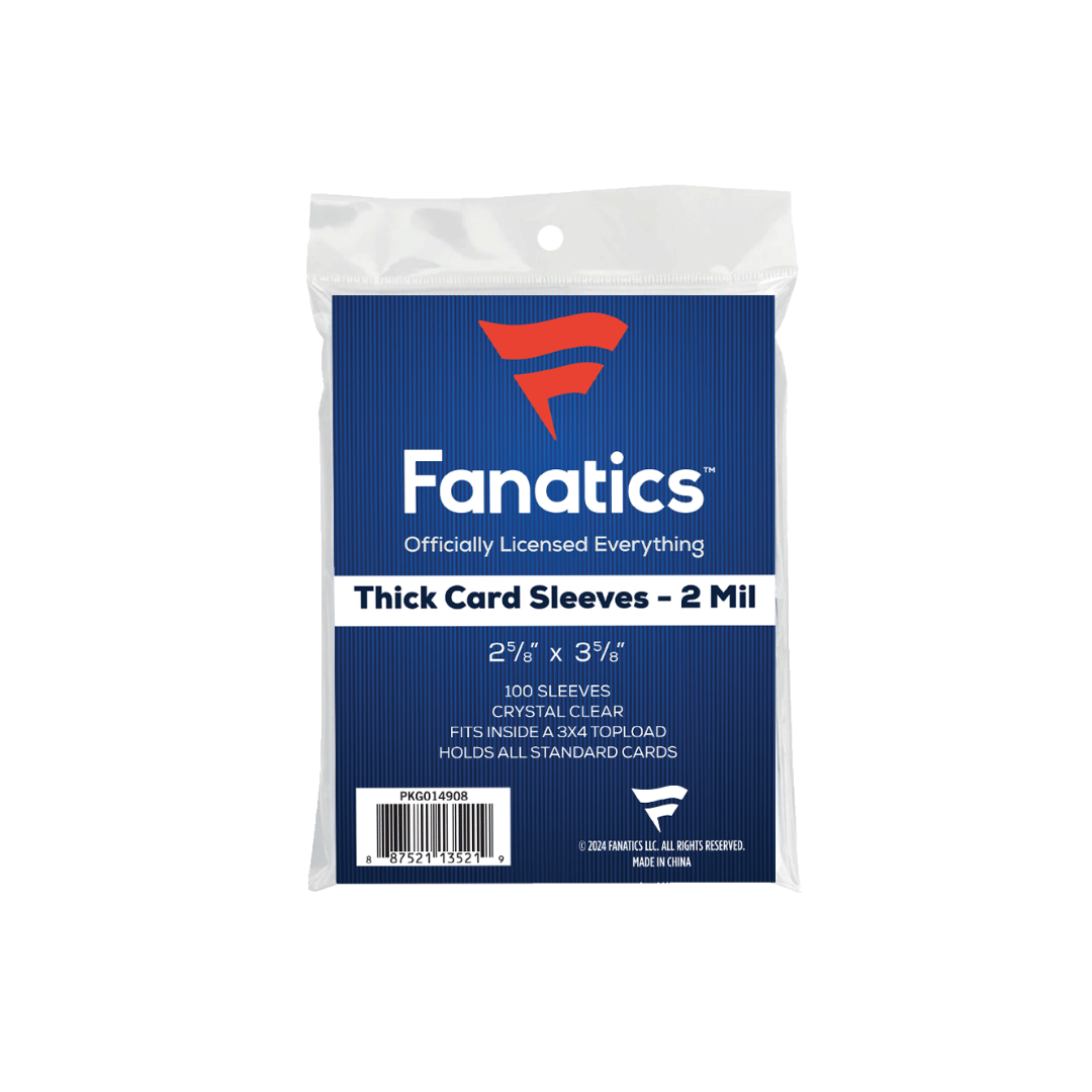 Fanatics Trading Card Thick Soft Sleeves (100 Count)