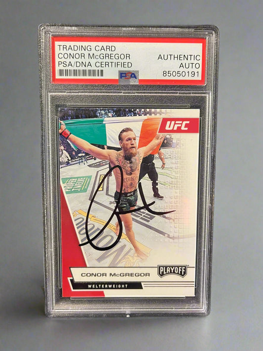 Connor McGregor - 2021 Panini Playoff On-Card Autograph