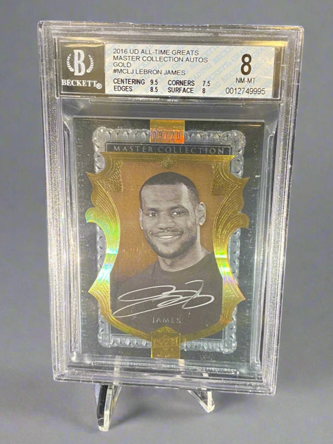 Lebron James - 2016 Upper Deck All Time Greats Auto BGS Graded Trading Card