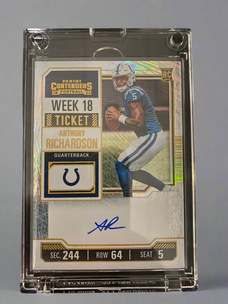 Anthony Richardson - 2023 Panini Contenders Rookie Ticket Autograph Trading Card