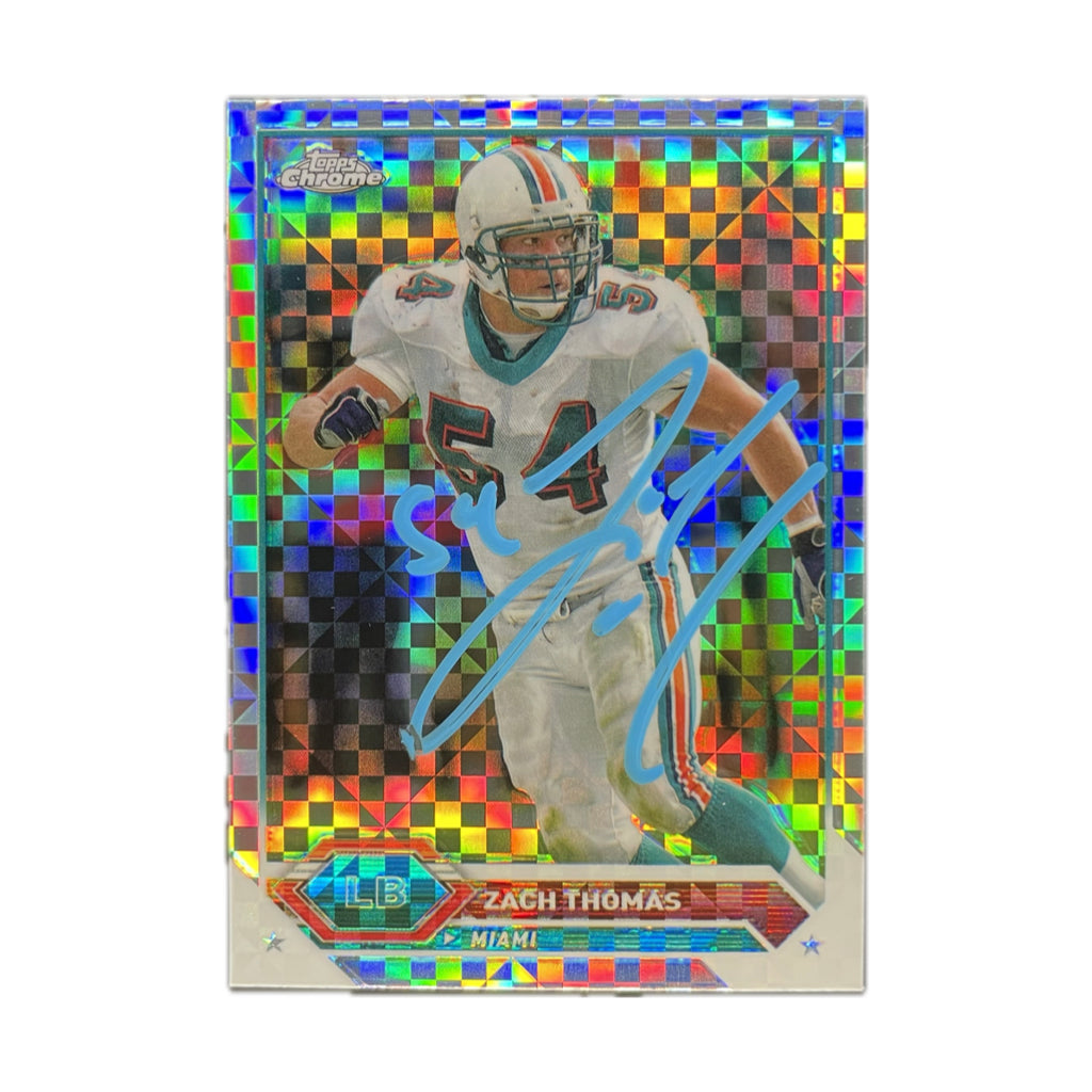 Zach Thomas - 2024 Topps Composite X-Fractor On-Card Autograph