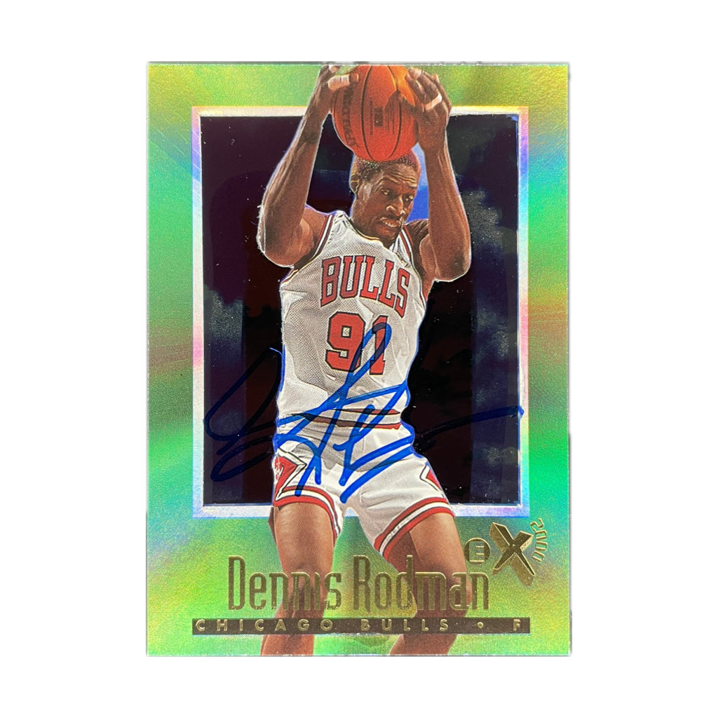 Dennis Rodman - 1997 Skybox E-X 2000 On-Card Autograph