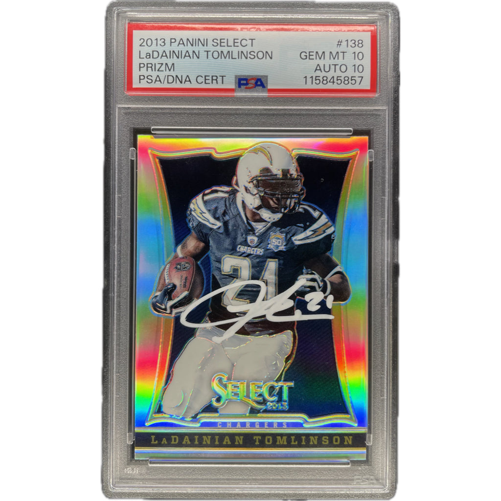 LaDainian Tomlinson - 2013 Select Prizm - PSA Graded Trading Card