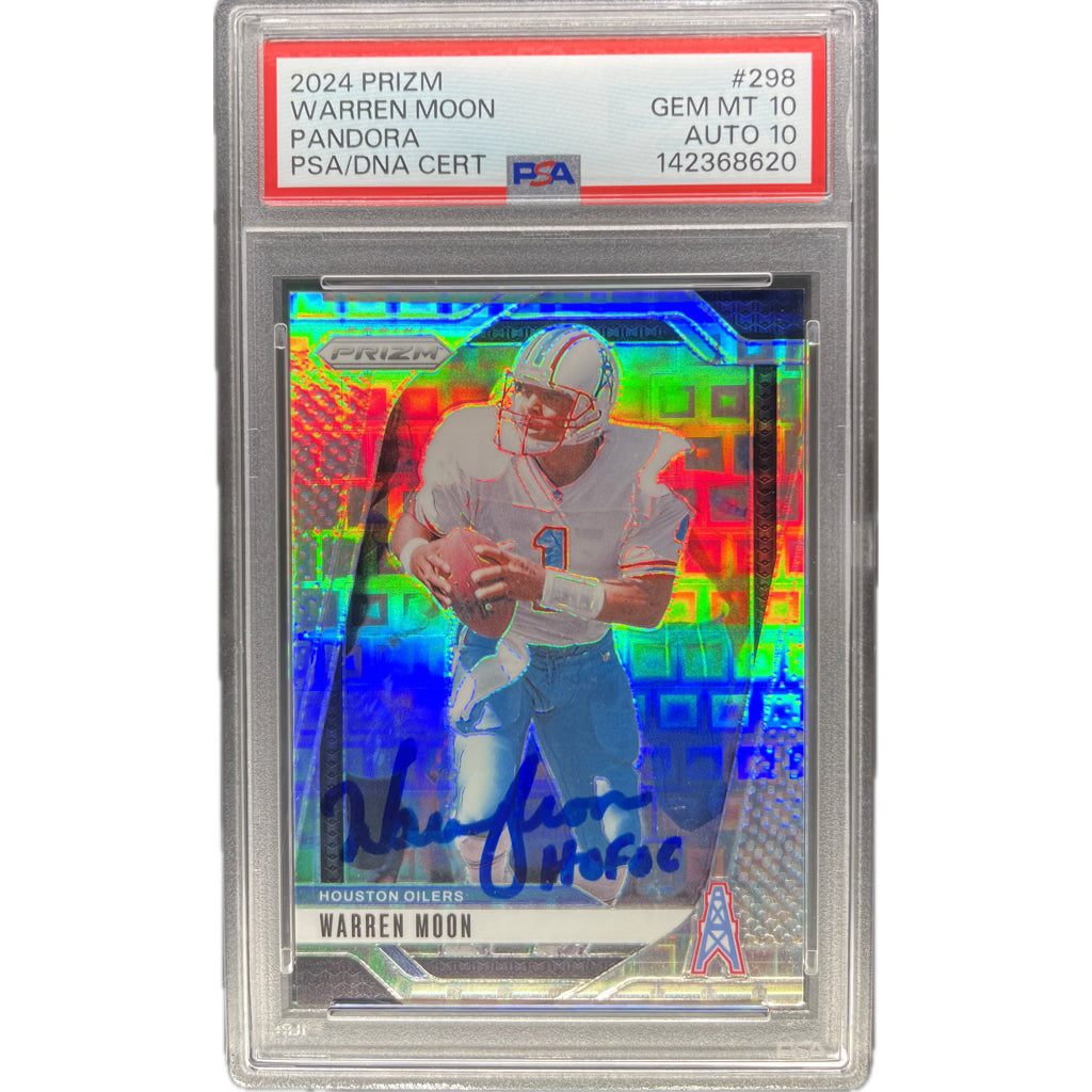 2024 Panini Prizm Warren Moon Pandora #298 PSA 10 Auto 10