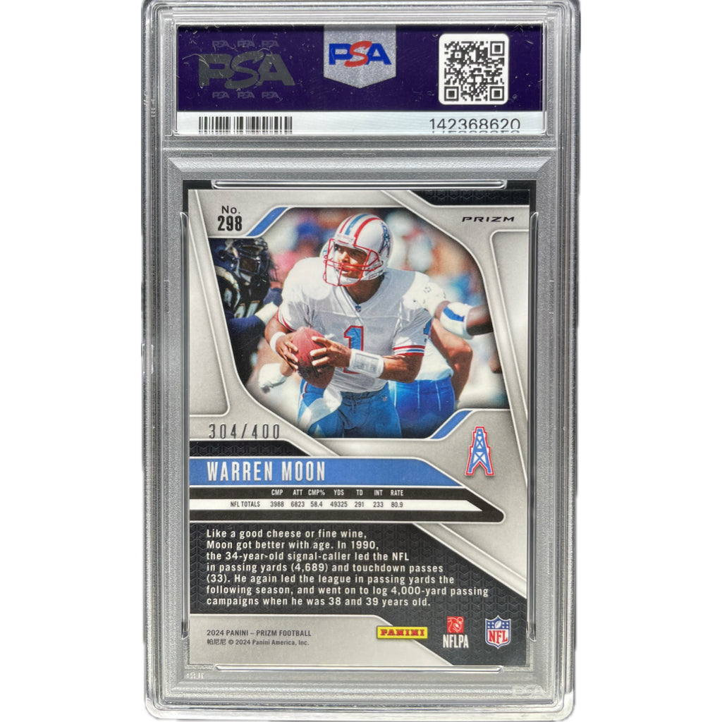 2024 Panini Prizm Warren Moon Pandora #298 PSA 10 Auto 10