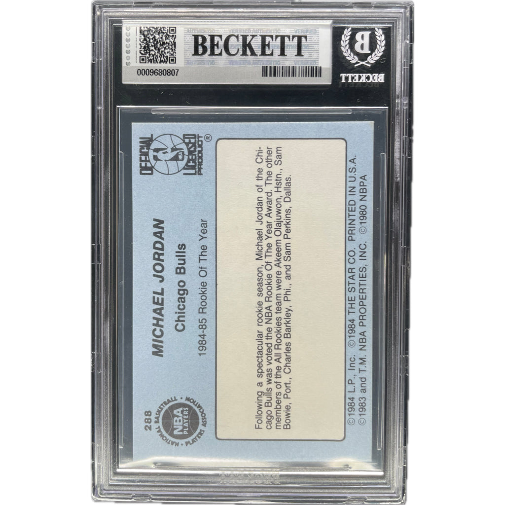 1984-85 Star Michael Jordan #288 BGS 7.5