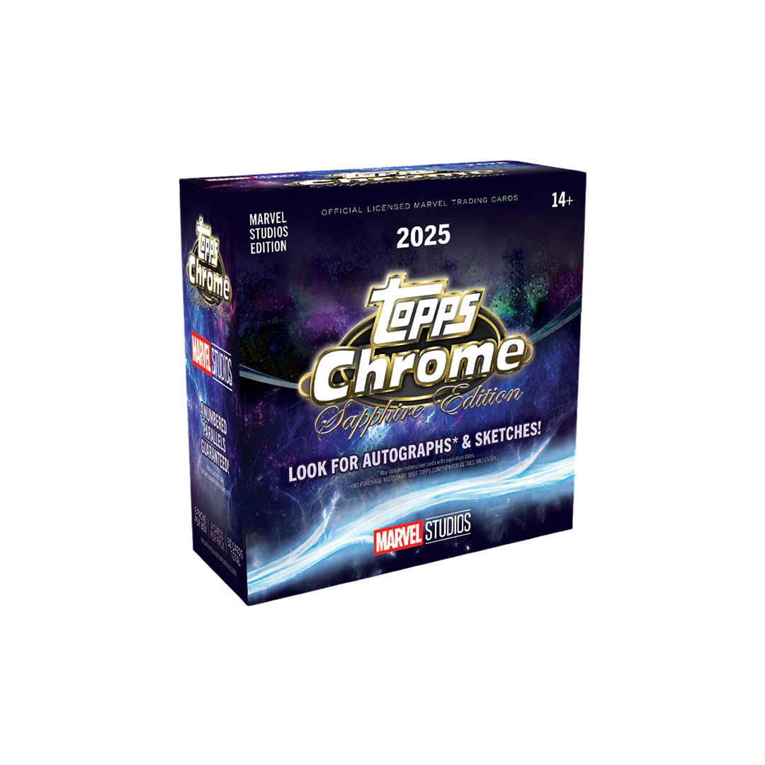 BANGER#A91 SUNDAY 2025 Topps Chrome Marvel Studios Sapphire Edition Pick Your Team (LT) 02/08/26  or RIP ON FILL