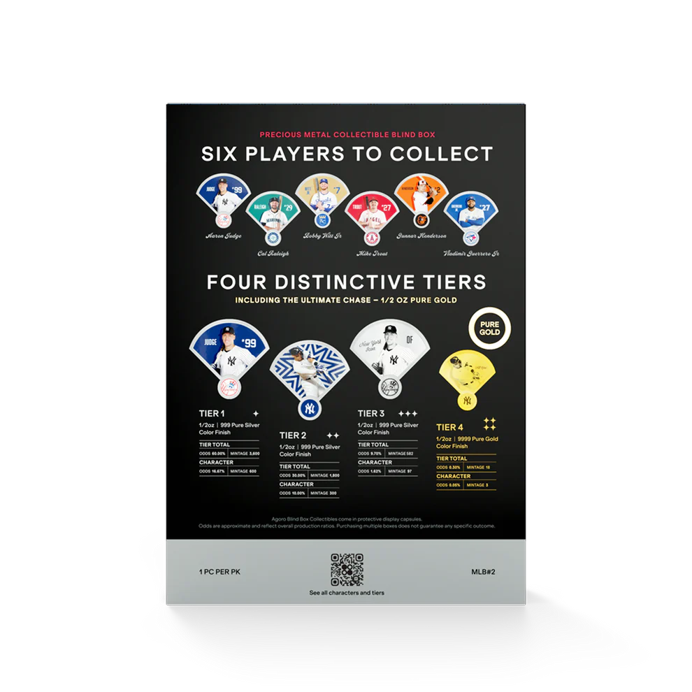 2026 Agoro MLB: American League Baseball Blind Box