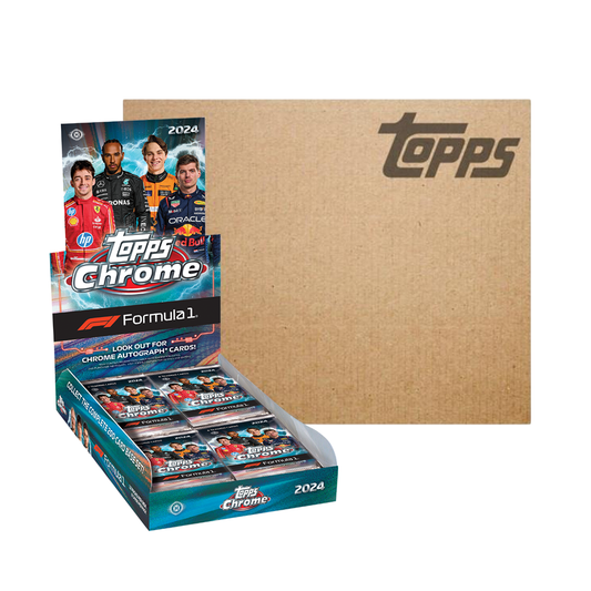 BANGER#P26 PRE-RELEASE (11/22) 2024 Topps Chrome Formula One Hobby Case (12 Boxes) Pick Your Team (PYT) Sports Trading Card Break