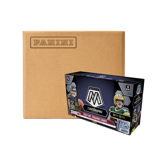 BANGER#P29 PRE-RELEASE TBD 2024 Panini Mosaic Football First Off The Line Case (12 Boxes) Pick Your Team (PYT) Sports Trading Card Break