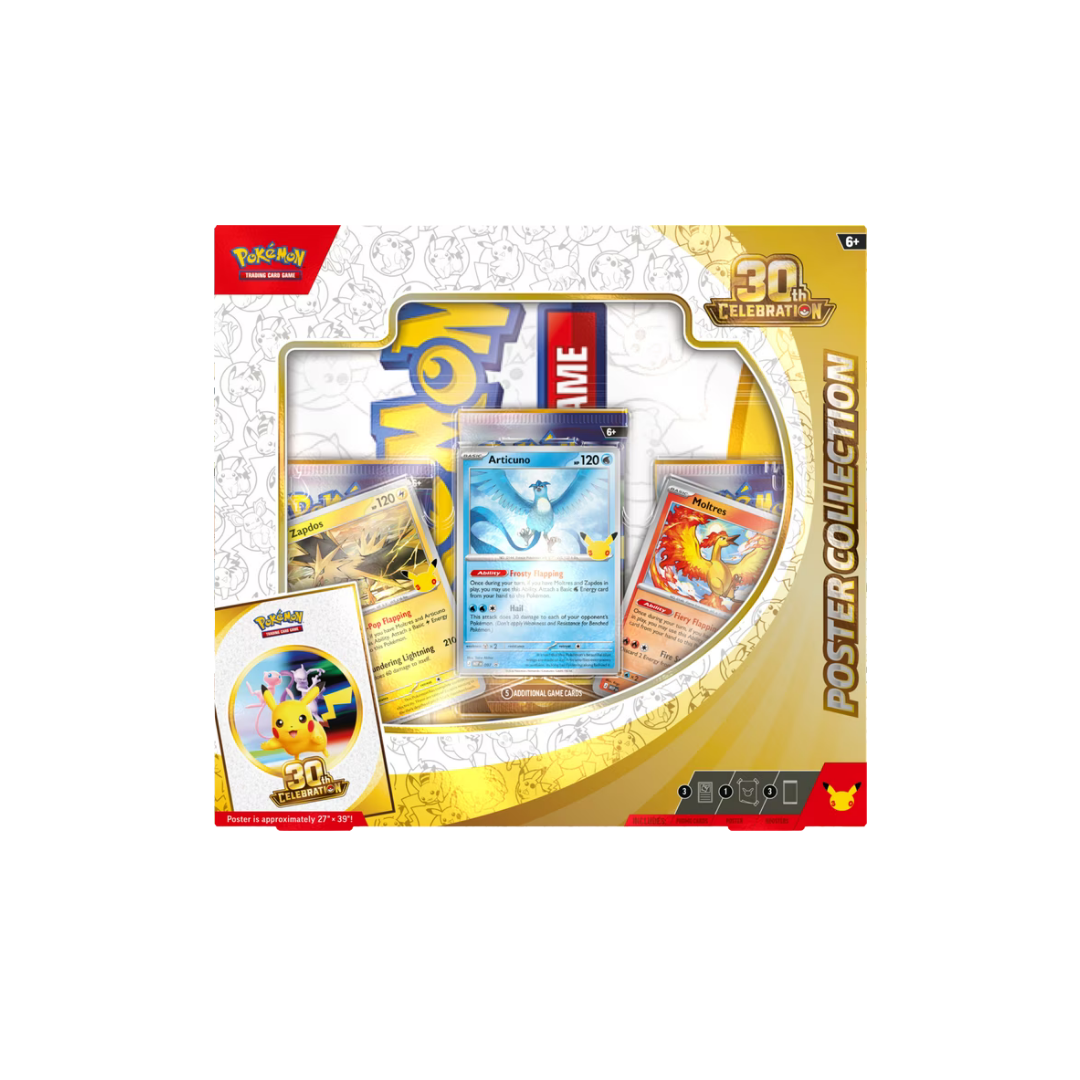 Pokémon 30th Anniversary Poster Collection Trading Card Game (TCG)