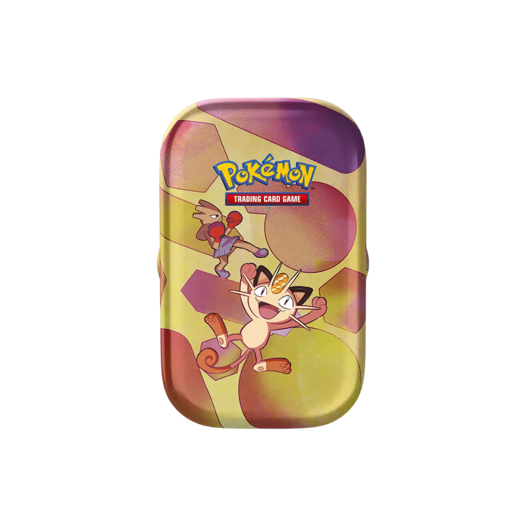 Pokémon 151 Mini Tin (Hitmonchan & Meowth) Trading Card Game (TCG)