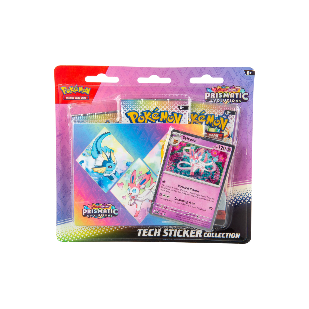Pokémon Prismatic Evolutions Tech Sticker Collection (Sylveon) Trading Card Game (TCG)