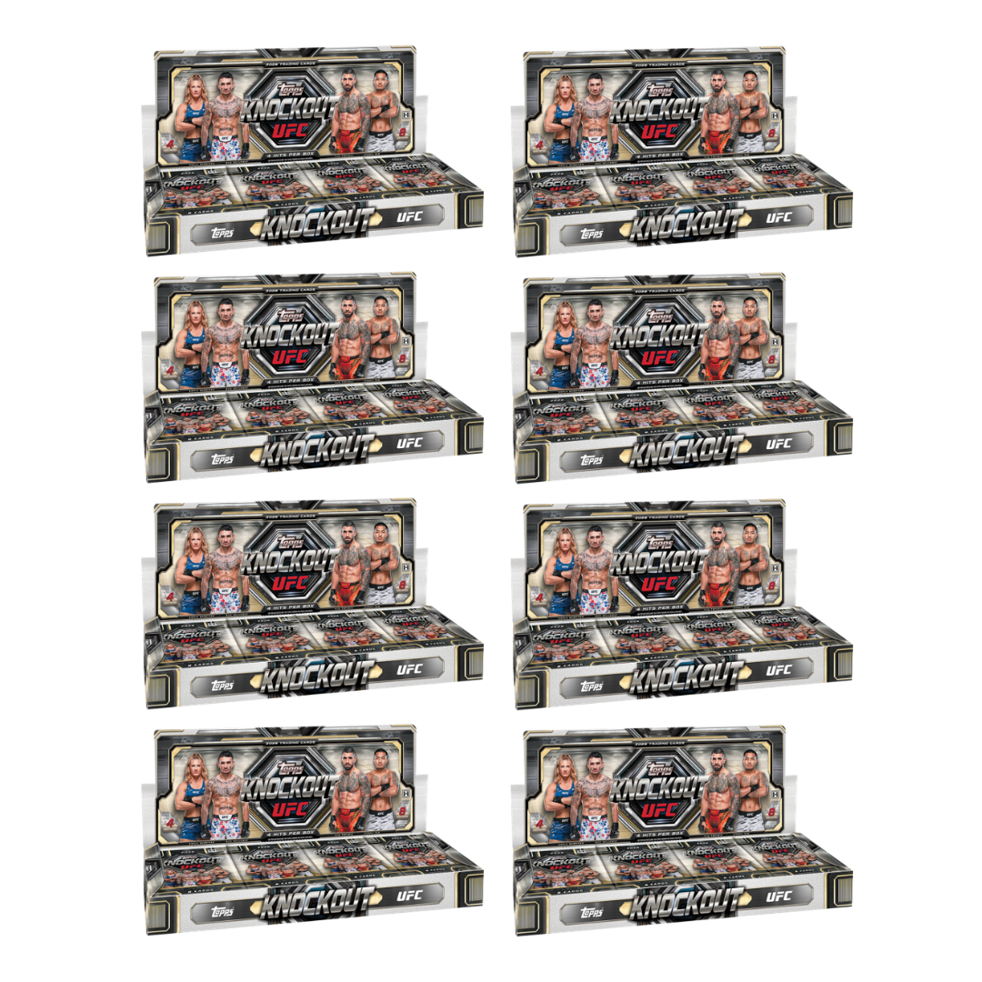 BANGER#R03 FRIDAY 2026 Topps UFC Knockout Hobby Case (8 Box) Fighter Break
