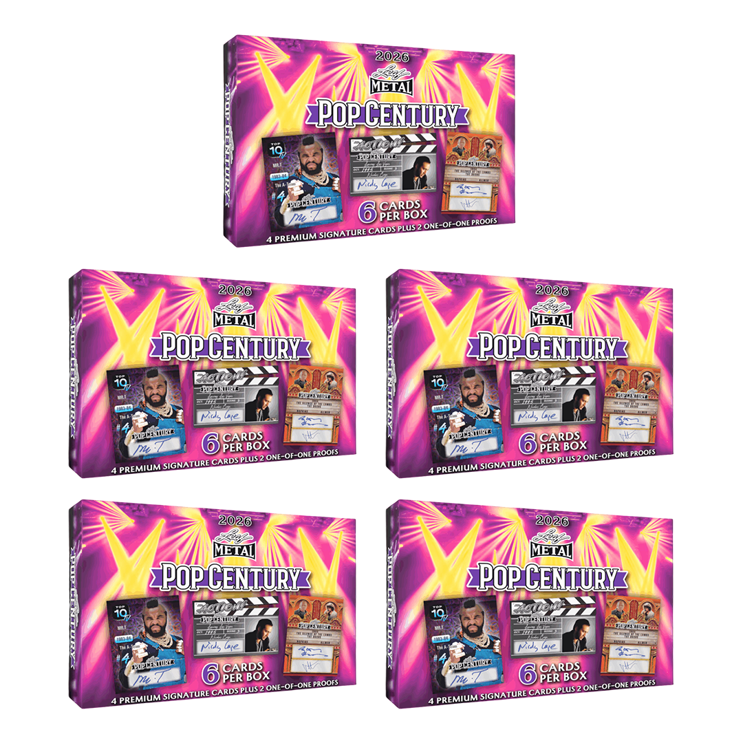 BANGER#R42 MONDAY 2026 Leaf Pop Century Hobby Half Case (5 Box) Celebrity Break