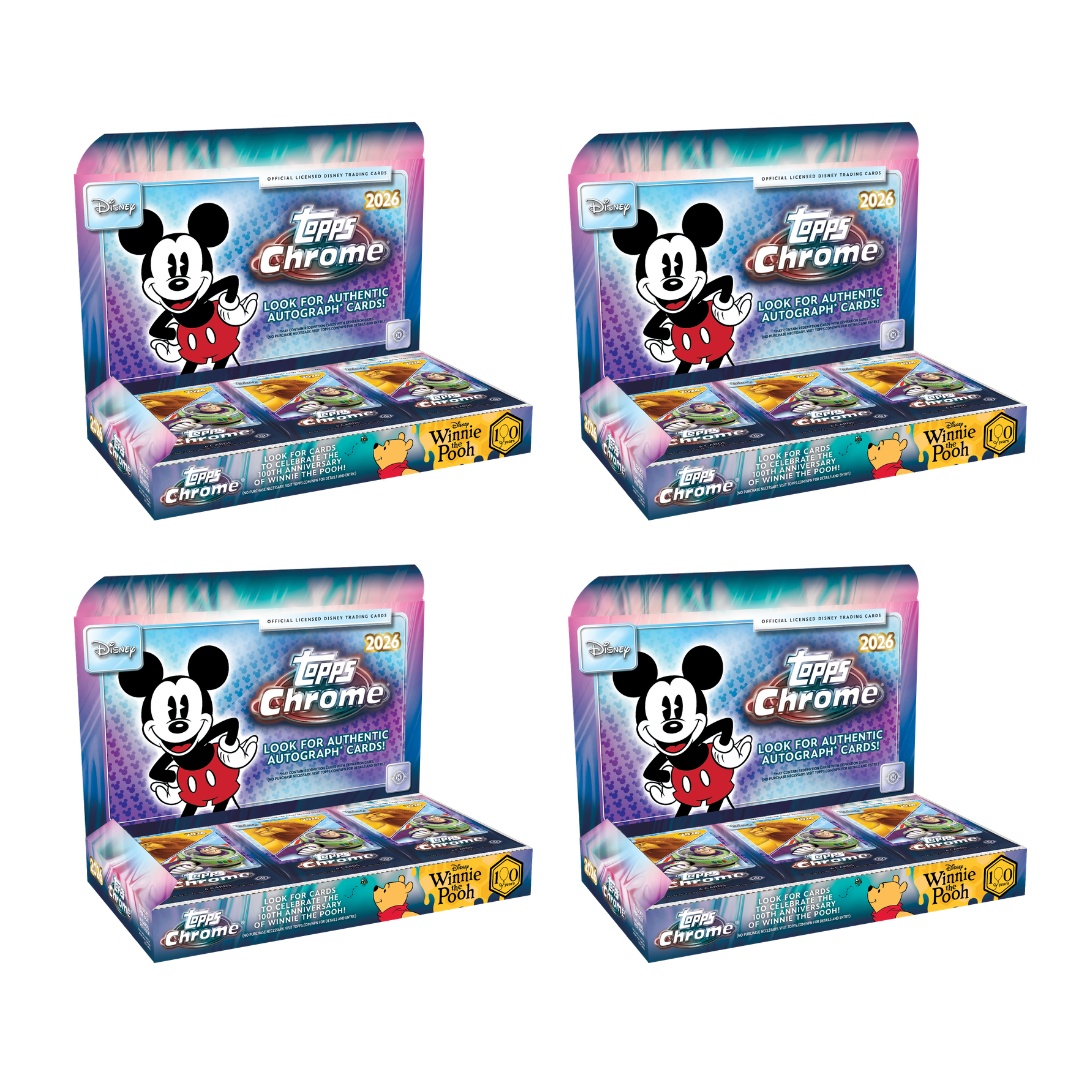 BANGER#021 SATURDAY 2026 Topps Chrome Disney Hobby Half Case (4 Box) Pick Your Movie (SM) 06/27/26 RIP ON FILL