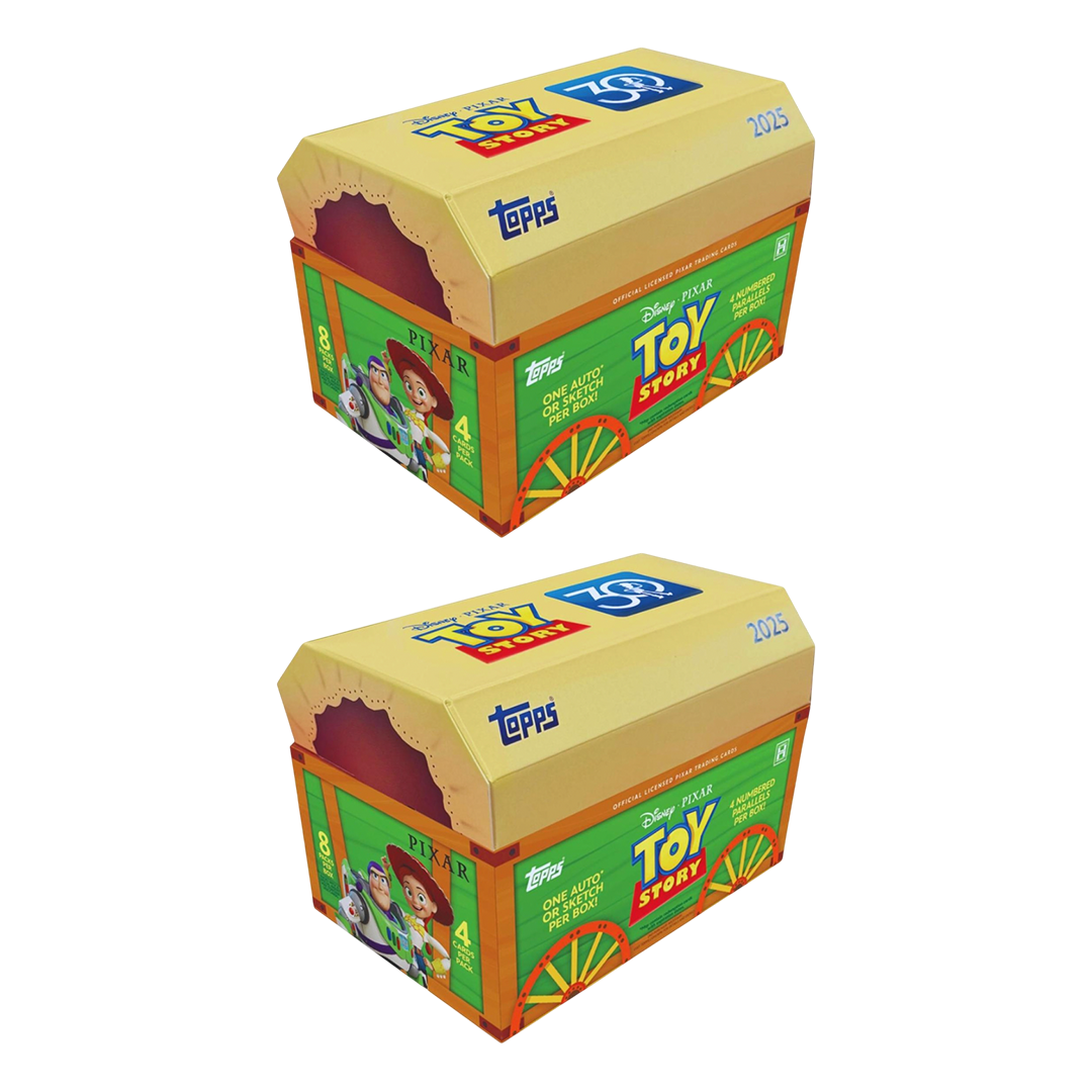 BANGER#R87 FRIDAY 2025 Topps Pixar Crystal 30 Years of Toy Story Hobby (x2) Character Break