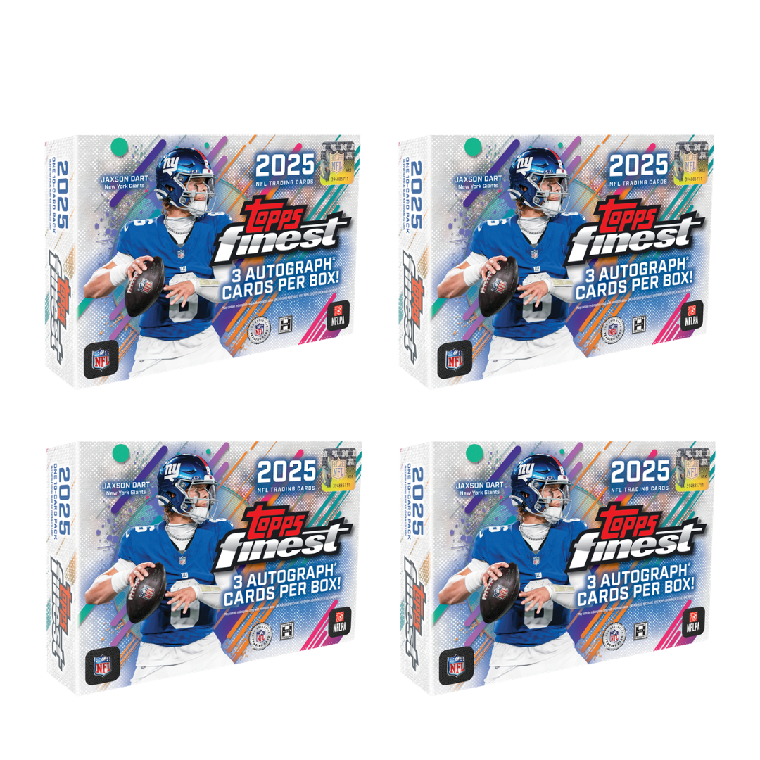 BREAK#S05 FRIDAY 2025 Topps Finest Football Breaker's Delight Half Case (4 Box) Player Break
