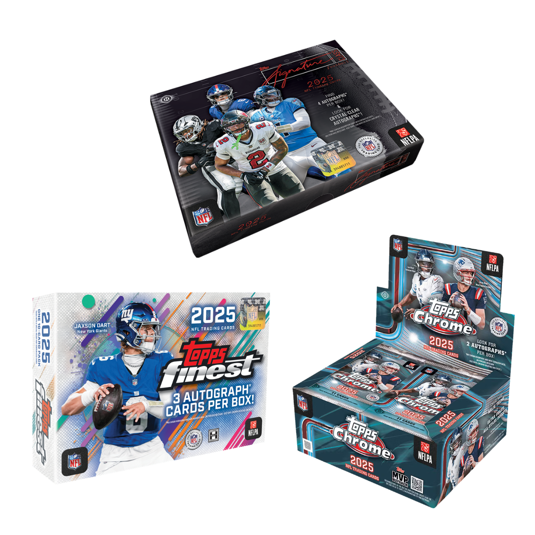 BREAK#S35 THURSDAY 2025 Topps Signature Class Football Jumbo + Topps Finest Football Breaker's Delight  + Topps Chrome Football Jumbo Player Break