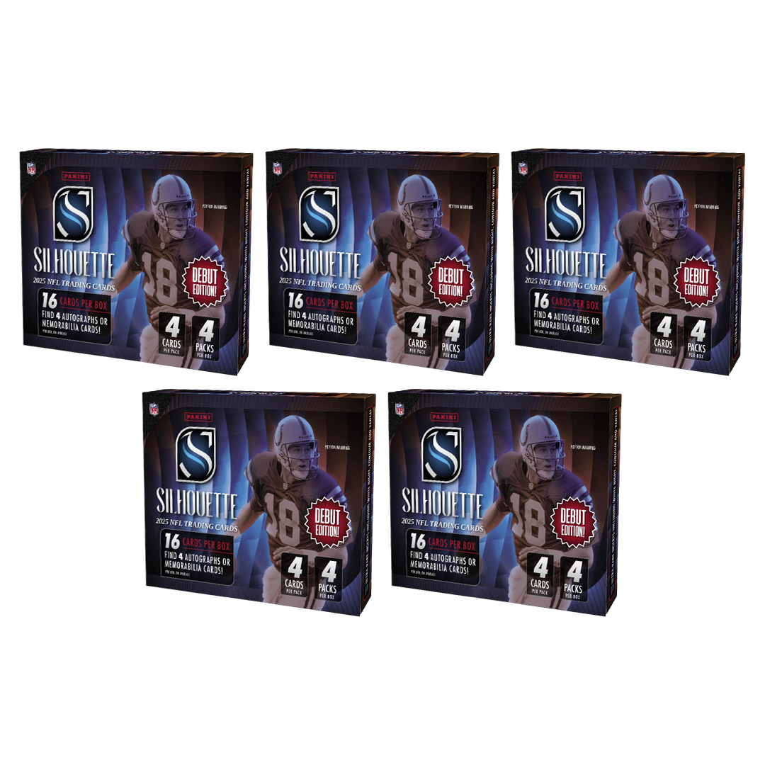 BREAK#S64 MONDAY 2025 Panini Silhouette Football Hobby (x5) Player Break