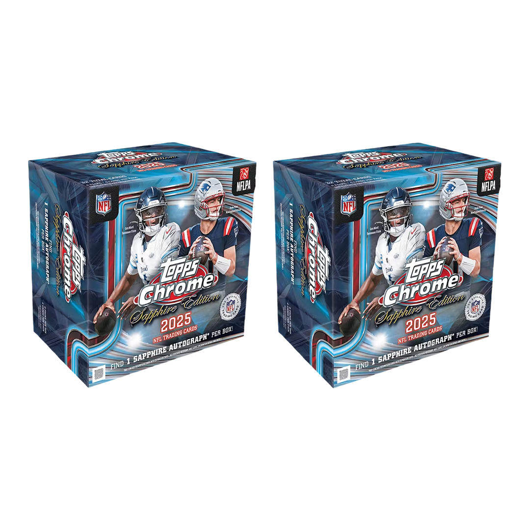 BREAK#S43 MONDAY 2025 Topps Chrome Football Sapphire Edition Hobby (x2) Player Break
