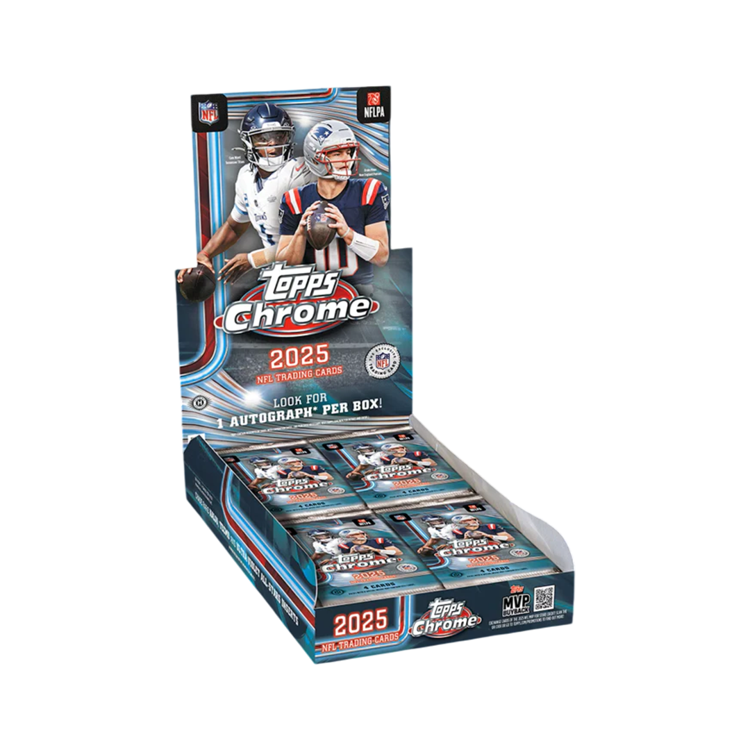 BREAK#S79 WEDNESDAY 2025 Topps Chrome Football Hobby Team Break