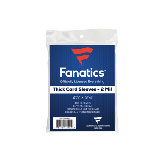 Fanatics Trading Card Soft Sleeves (100 Count)