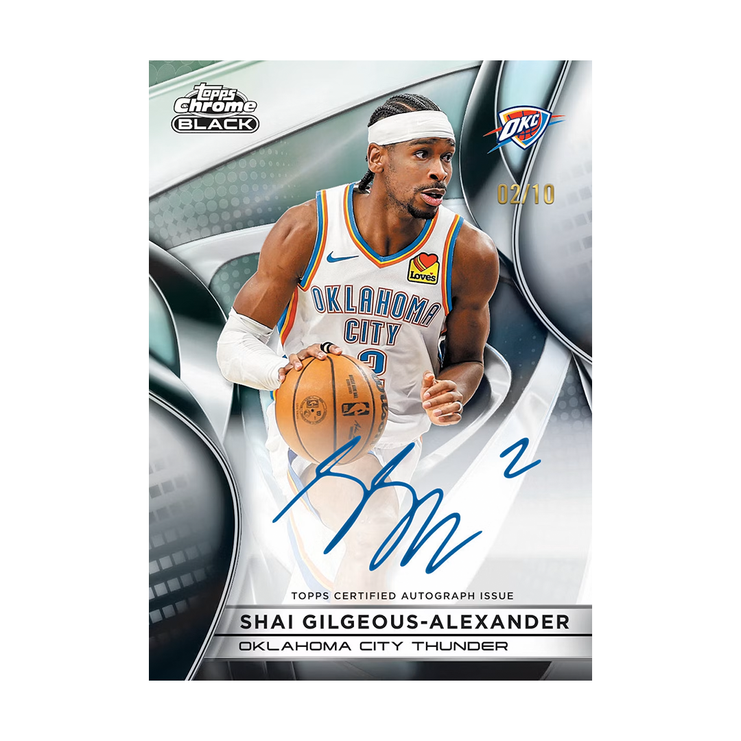 2025-26 Topps Chrome Black Basketball Hobby Box
