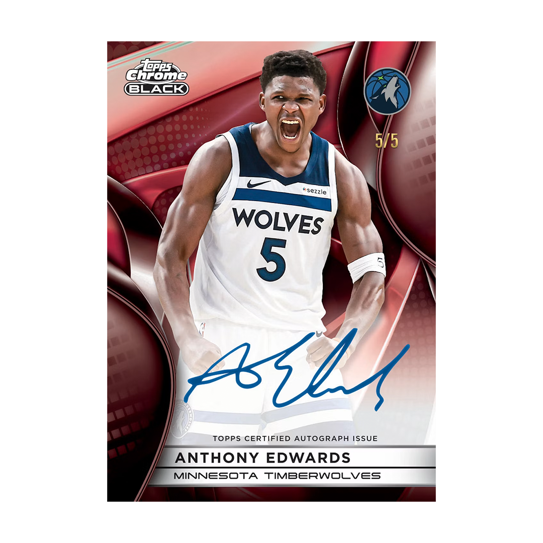 2025-26 Topps Chrome Black Basketball Hobby Box